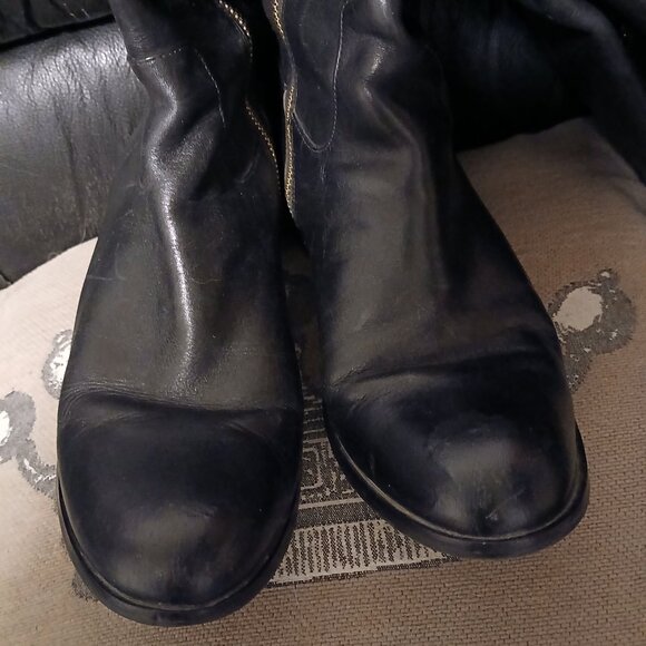 Michael Kors Tall Leather Riding Boots - Picture 6 of 11